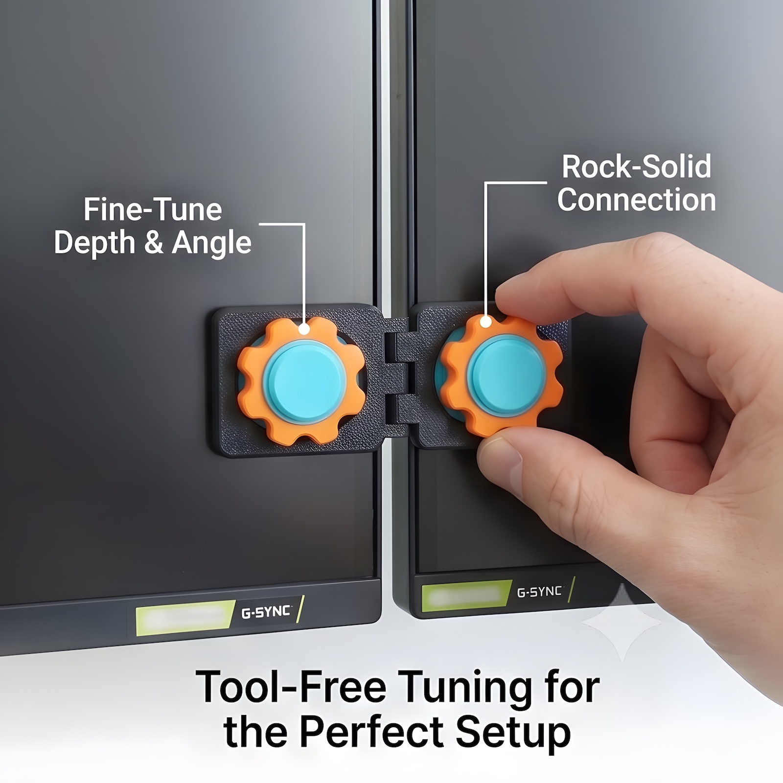 Screen Alignment Tool - Universal Dual Monitor Alignment Clip Tool-Free