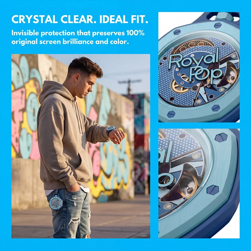 Tempered Glass for Swatch X AP - Smartwatch Screen Film ulasan dan harga
