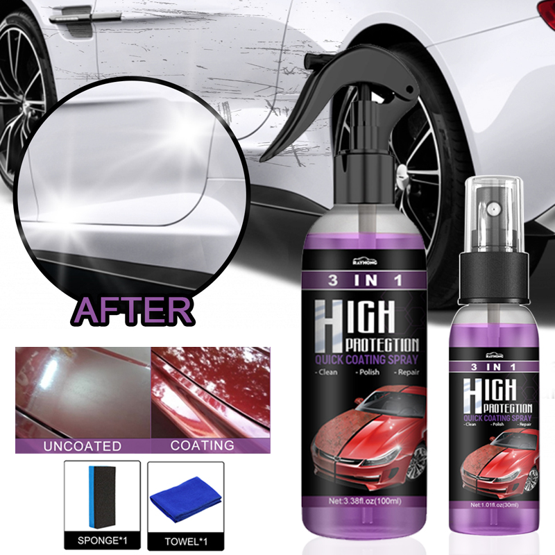 100ML 3 In 1 Car Ceramic Nano  - Nano Liquid Coating ulasan dan harga