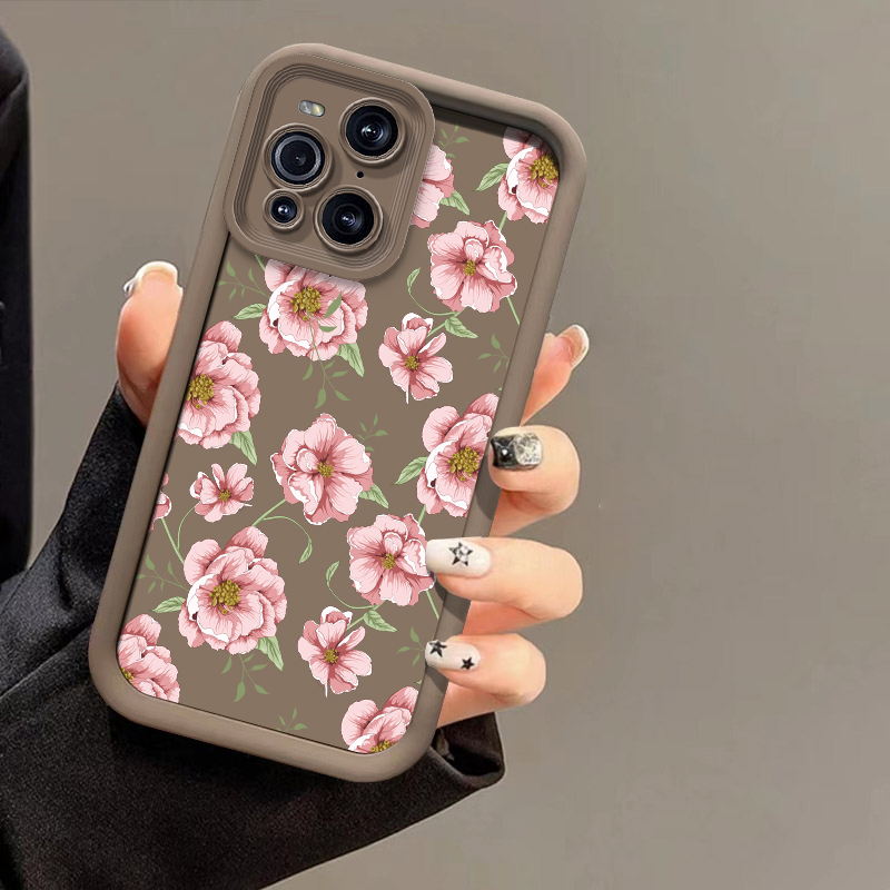 Silicone Flower Phone Case For - Oppo Find X8 ulasan dan harga