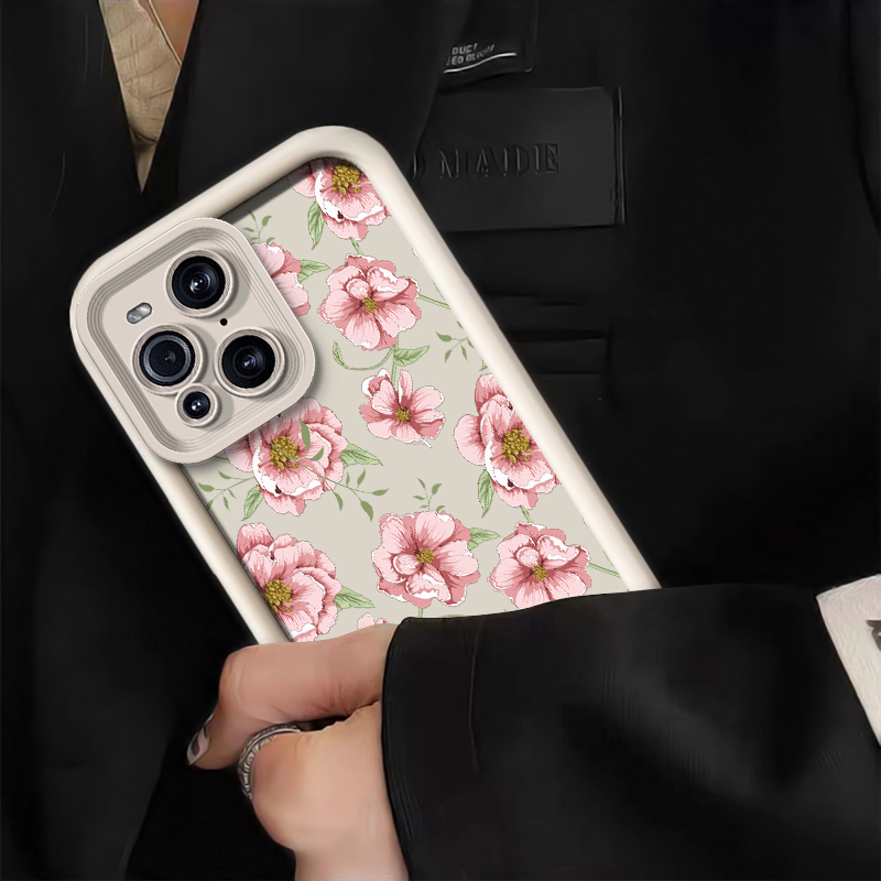 Silicone Flower Phone Case For - Oppo Find X8 ulasan dan harga
