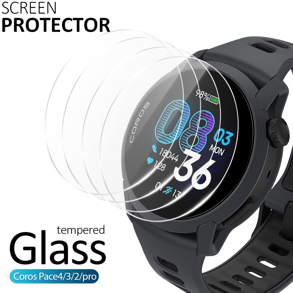 2Pcs Watch Protectors for Coro - Tempered Glass Screen 9H ulasan dan harga
