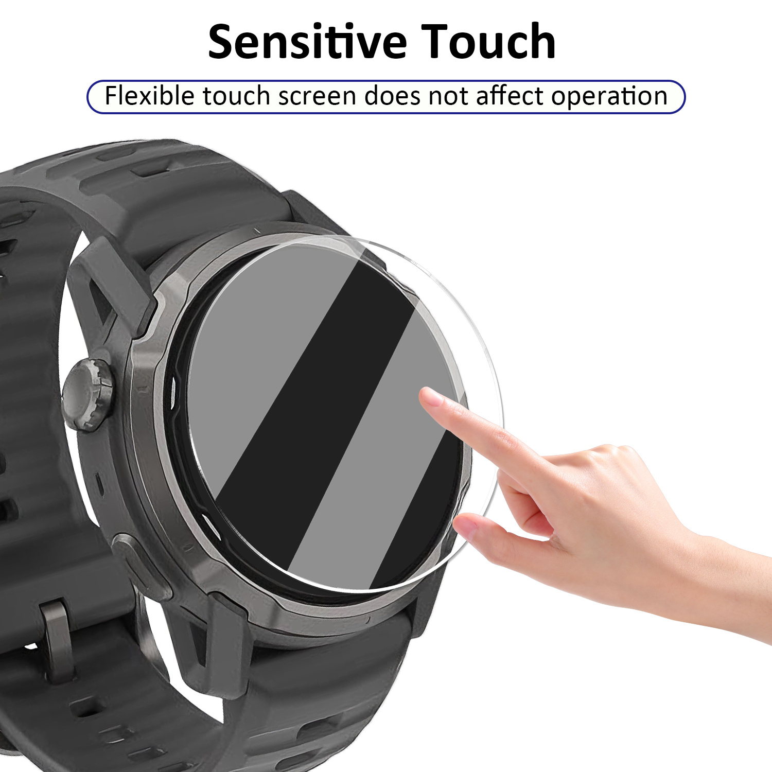 2Pcs Watch Protectors for Coro - Tempered Glass Screen 9H ulasan dan harga